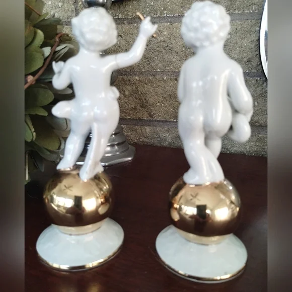 Rare, Vintage, Angel Cherubs Set by Gerold and Co. Tettau Bavaria